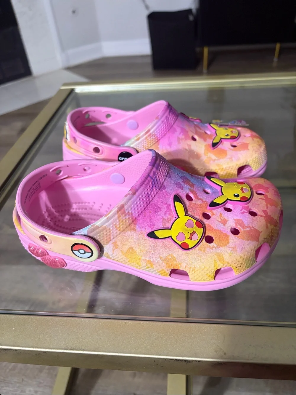 Kids Pokemon Crocs w/Charms